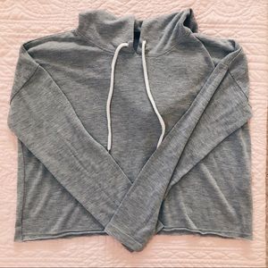 gray hoodie